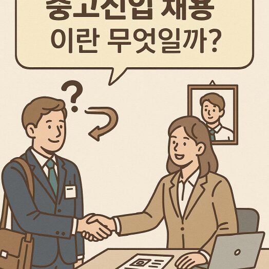 중고신입 채용의 장단점, 청년 취업난과 연결된 진짜 문제 2 중고 신입 채용이란?
