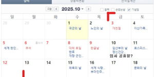 임시 공휴일 지정?