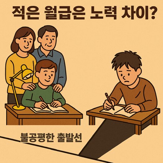 “적은 월급은 노력 차이?”라는 주장에 대하여