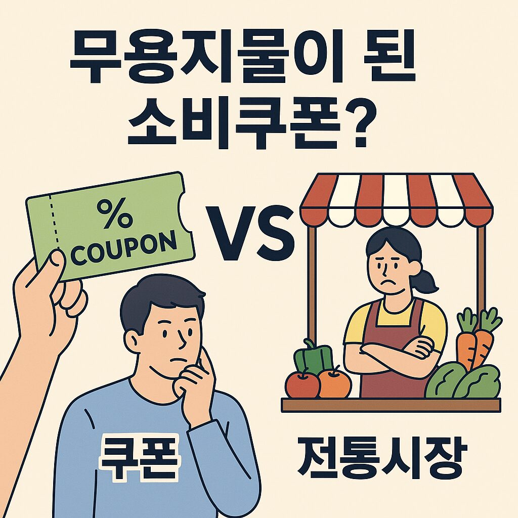 소비쿠폰 무용지물 일까?