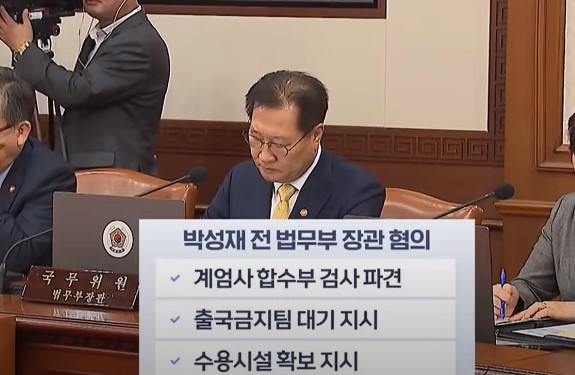 박성재 전 법무부 장관 구속 신청 이유