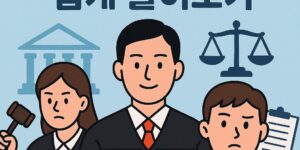 사법개혁안 쉽게 알아보기 일러스트